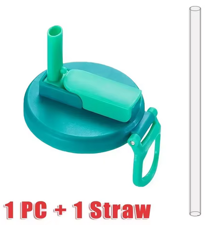 Energy Drink Lid With Straw