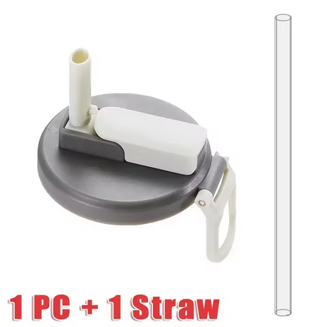 Energy Drink Lid With Straw
