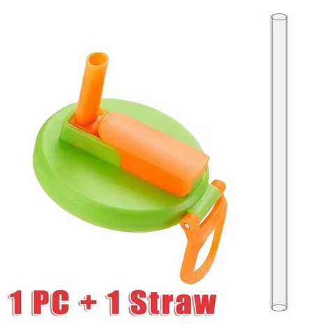 Energy Drink Lid With Straw